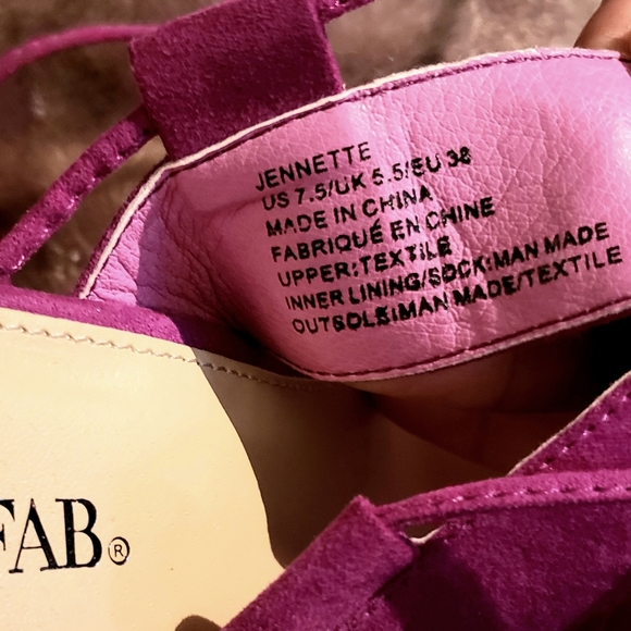 Just Fab Faux Suede Wedges - Picture 9 of 15